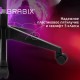 Кресло компьютерное BRABIX "Alpha GM-018", ткань/экокожа, черное/белое, 532640, GM-018_532640