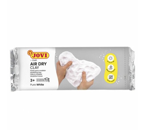 Паста (масса) для моделирования и лепки JOVI, отвердевающая, 250 г, белая, 83