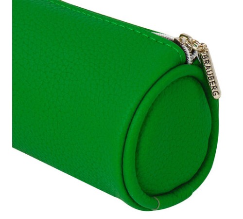 Пенал-косметичка BRAUBERG под фактурную кожу, ассорти 4 цвета, 