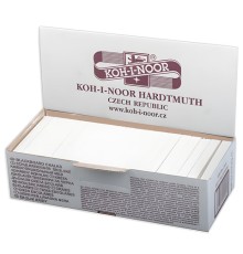 Мел белый квадратный 100 штук, KOH-I-NOOR (Чехия), картонная упаковка, 111502, 11150200000