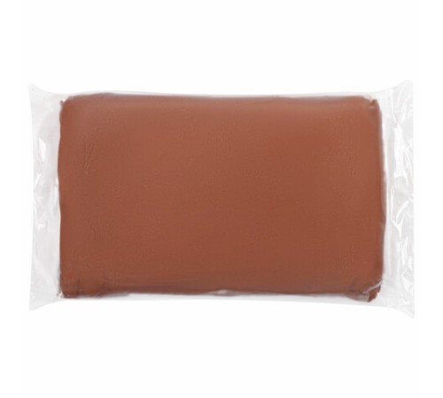 Паста (масса) для моделирования и лепки BRAUBERG, самозатвердевающая, 200 г, терракотовая, ВЫСШЕЕ КАЧЕСТВО, 224442