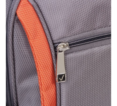 Рюкзак BRAUBERG DELTA универсальный, 3 отделения, серый/оранжевый, 