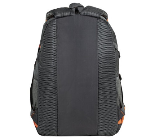 Рюкзак BRAUBERG DELTA универсальный, 3 отделения, серый/оранжевый, 