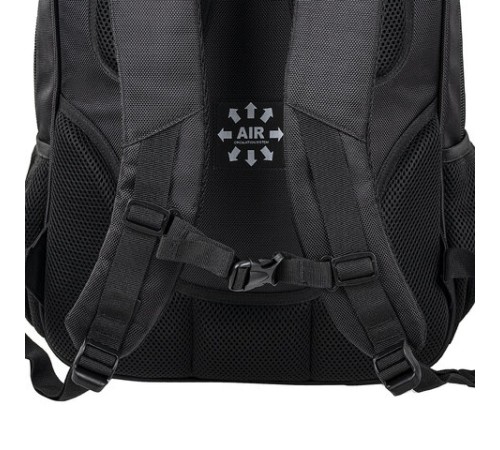 Рюкзак BRAUBERG FUNCTIONAL с отделением для ноутбука, 3 отделения, нагрудный ремешок, 