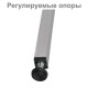 Скамья пластиковая влагостойкая на металлокаркасе "СТ 3П", 1500х350х460 мм, регулируемые опоры, каркас металлический серый, сиденье пластик