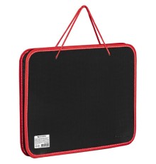 Папка на молнии пластиковая с ручками BRAUBERG 