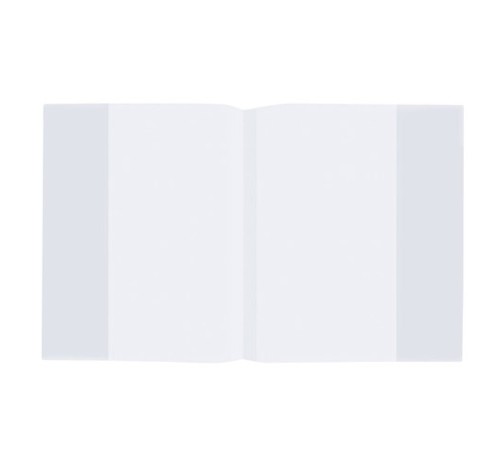 Обложка ПП для тетрадей и дневников, 35 мкм, 210х350 мм, прозрачная, ПИФАГОР, 225182