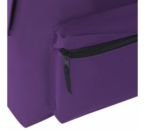 Рюкзак BRAUBERG СИТИ-ФОРМАТ один тон, универсальный, фиолетовый, 41х32х14 см, 225376