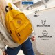 Рюкзак BRAUBERG СИТИ-ФОРМАТ один тон, универсальный, желтый, 41х32х14 см, 225378