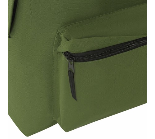 Рюкзак BRAUBERG СИТИ-ФОРМАТ один тон, универсальный, зеленый, 41х32х14 см, 225382