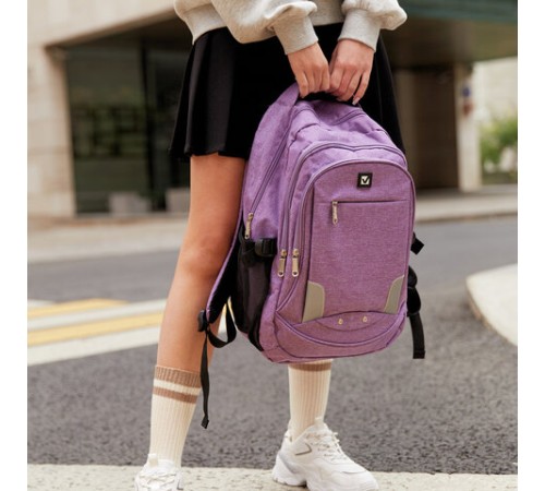 Рюкзак BRAUBERG HIGH SCHOOL универсальный, 3 отделения, 