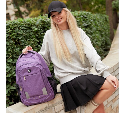 Рюкзак BRAUBERG HIGH SCHOOL универсальный, 3 отделения, 