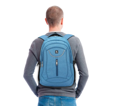 Рюкзак BRAUBERG HIGH SCHOOL универсальный, 3 отделения, 