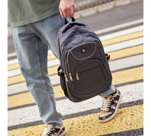 Рюкзак BRAUBERG HIGH SCHOOL универсальный, 3 отделения, 