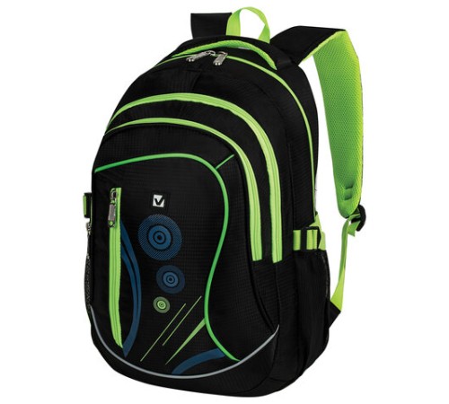 Рюкзак BRAUBERG HIGH SCHOOL универсальный, 3 отделения, 