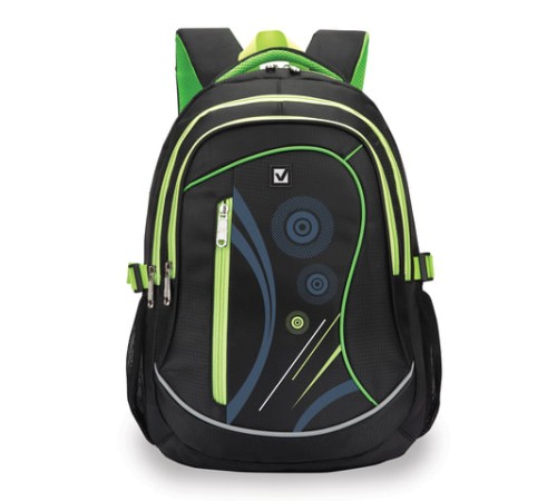 Рюкзак BRAUBERG HIGH SCHOOL универсальный, 3 отделения, 