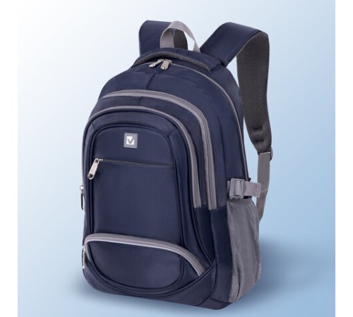 Рюкзак BRAUBERG HIGH SCHOOL универсальный, 3 отделения, 