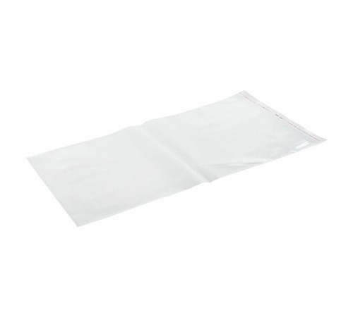 Обложка ПП для тетради и дневника, КЛЕЙКИЙ КРАЙ, 80 мкм, 215х400 мм, универсальная, прозрачная, 16.14