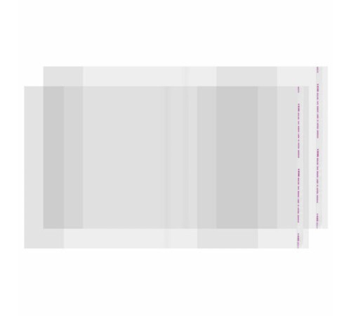 Обложки ПП для учебников и тетрадей А4 БОЛЬШОГО ФОРМАТА, КОМПЛЕКТ 5 шт., КЛЕЙКИЙ КРАЙ, 80 мкм, 300х500 мм, универсальные, 16.43/5