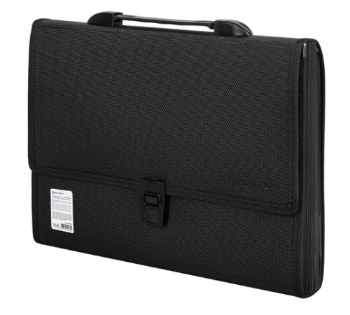 Папка-портфель пластиковая BRAUBERG 