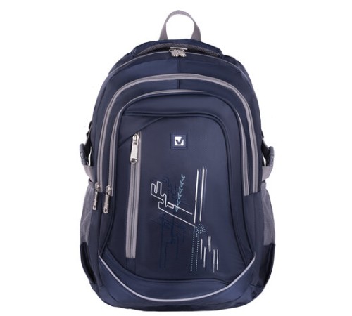 Рюкзак BRAUBERG HIGH SCHOOL универсальный, 3 отделения, 