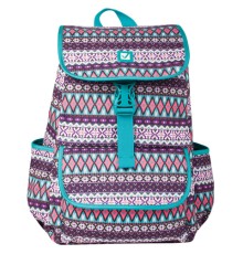 Рюкзак BRAUBERG TRACE универсальный, с клапаном, узоры, 