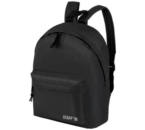 Рюкзак STAFF STREET универсальный, черный, 38x28x12 см, 226370