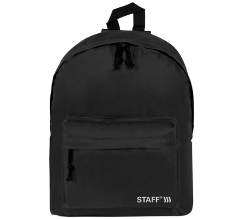 Рюкзак STAFF STREET универсальный, черный, 38x28x12 см, 226370