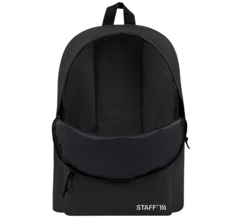 Рюкзак STAFF STREET универсальный, черный, 38x28x12 см, 226370