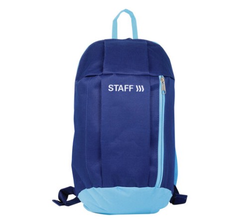 Рюкзак STAFF AIR компактный, темно-синий с голубыми деталями, 40х23х16 см, 226375