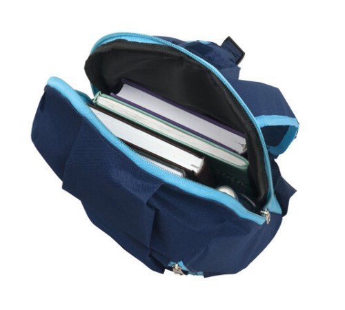 Рюкзак STAFF AIR компактный, темно-синий с голубыми деталями, 40х23х16 см, 226375