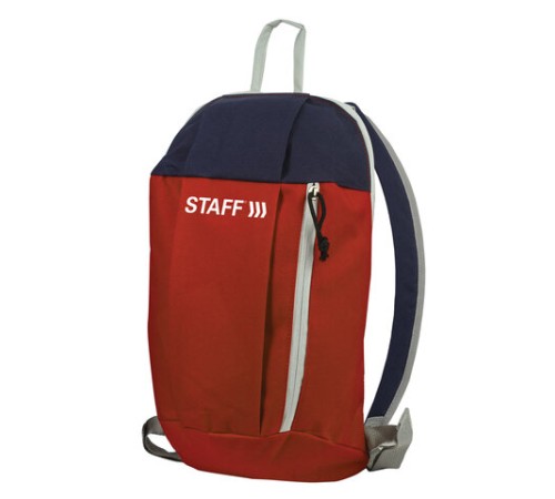 Рюкзак STAFF AIR компактный, красно-синий, 40х23х16 см, 227045