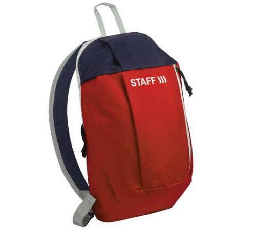 Рюкзак STAFF AIR компактный, красно-синий, 40х23х16 см, 227045