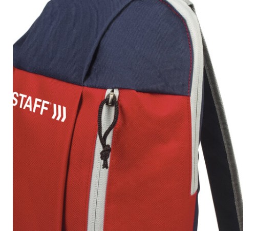 Рюкзак STAFF AIR компактный, красно-синий, 40х23х16 см, 227045