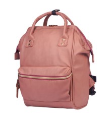 Рюкзак BRAUBERG CELEBRITY универсальный, экокожа, длинные ручки, коралловый, 34х23х15 см, 227078