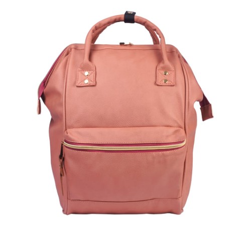 Рюкзак BRAUBERG CELEBRITY универсальный, экокожа, длинные ручки, коралловый, 34х23х15 см, 227078