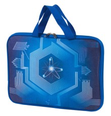 Папка на молнии с ручками BRAUBERG, А4, 1 отделение, с подкладкой, полиэстер, 20 мм, 