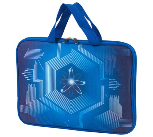 Папка на молнии с ручками BRAUBERG, А4, 1 отделение, с подкладкой, полиэстер, 20 мм, 