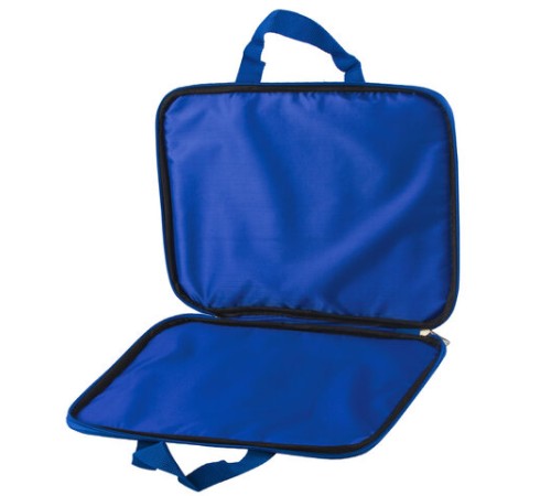 Папка на молнии с ручками BRAUBERG, А4, 1 отделение, с подкладкой, полиэстер, 20 мм, 