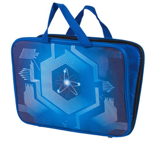 Папка на молнии с ручками BRAUBERG, А4, 1 отделение, с подкладкой, полиэстер, 20 мм, 