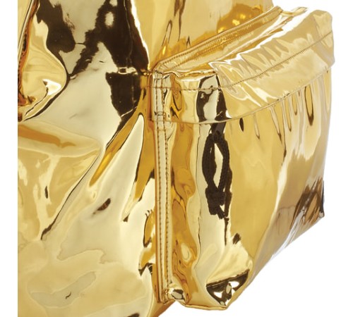 Рюкзак BRAUBERG GLOSSY универсальный, блестящий, светло-золотой, 41х32х14 см, 227094