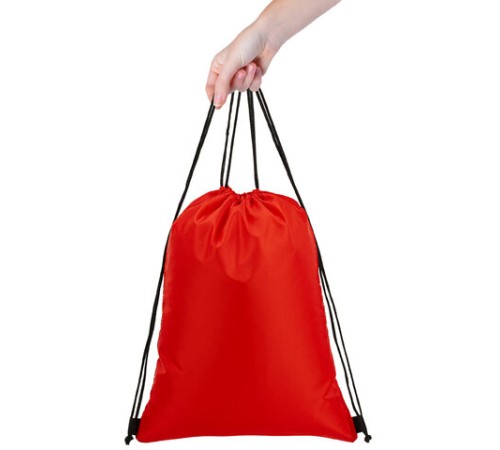 Мешок для обуви BRAUBERG ПРОЧНЫЙ, на шнурке, красный, 42x33 см, 227141