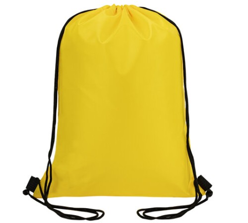 Мешок для обуви BRAUBERG ПРОЧНЫЙ, на шнурке, желтый, 42x33 см, 227142