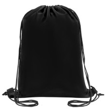 Мешок для обуви BRAUBERG ПРОЧНЫЙ, на шнурке, черный, 42x33 см, 227143