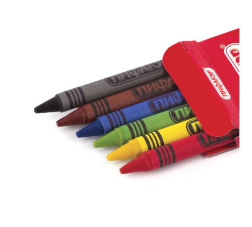 Восковые мелки ПИФАГОР 