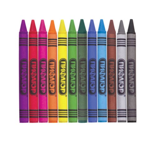 Восковые мелки ПИФАГОР 