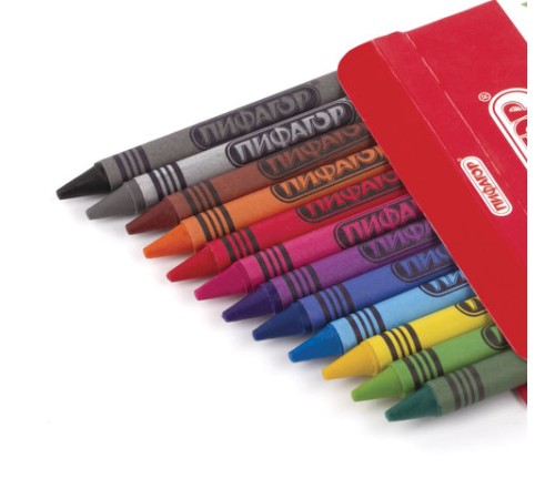 Восковые мелки ПИФАГОР 