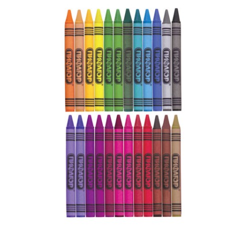 Восковые мелки ПИФАГОР 