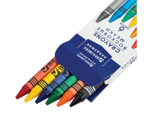 Восковые мелки BRAUBERG 