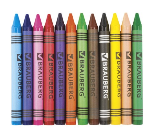 Восковые мелки BRAUBERG 